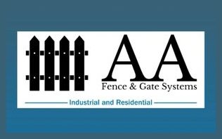 AA Fence & Gate Systems logo, industrial and residential