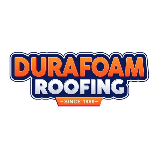 Durafoam Roofing logo, since 1989